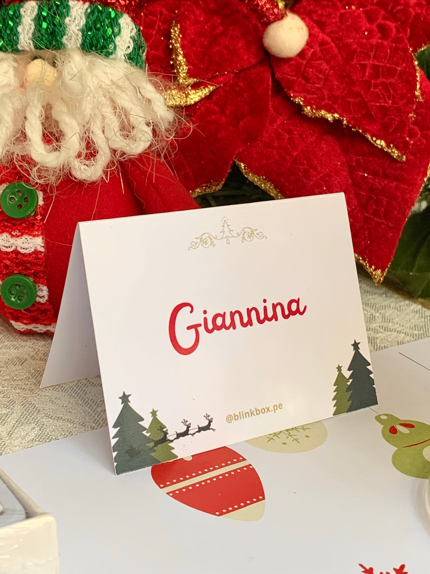 Complemento para Kits | Tapete Navideño A3 + Tarjeta del Artista