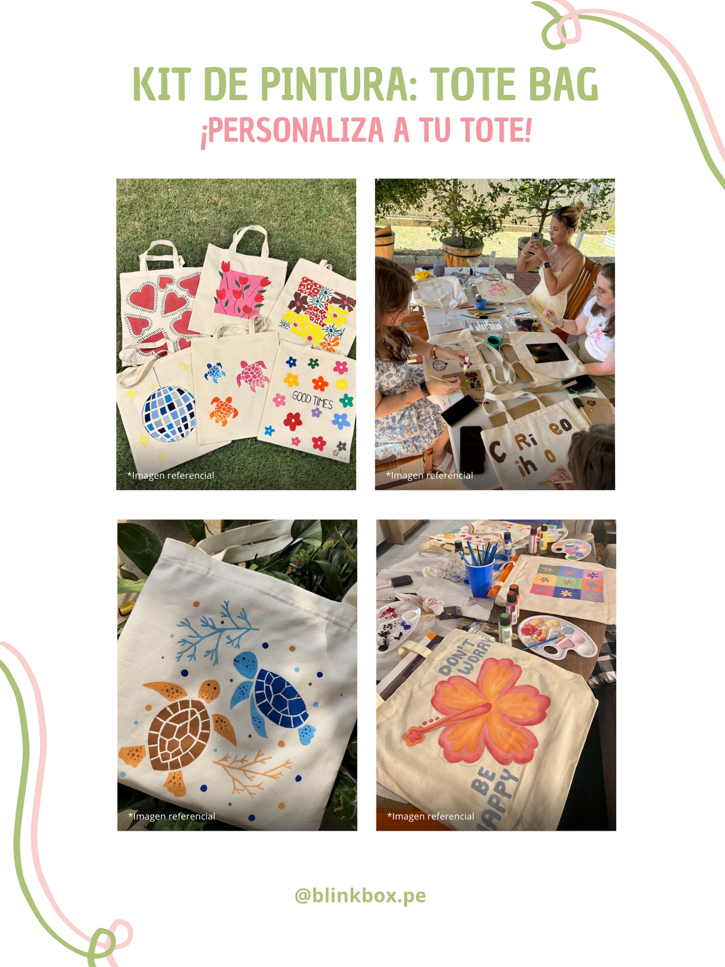 Kit de pintura | Tote bag para personalizar