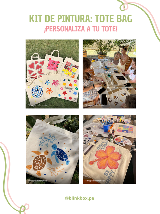 Kit de pintura | Tote bag para personalizar