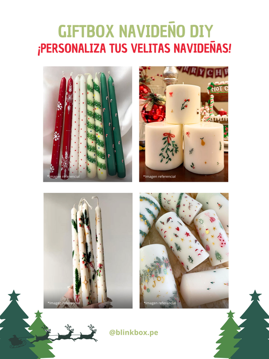 Giftbox Navideño DIY | Kit de Pintura para Velas