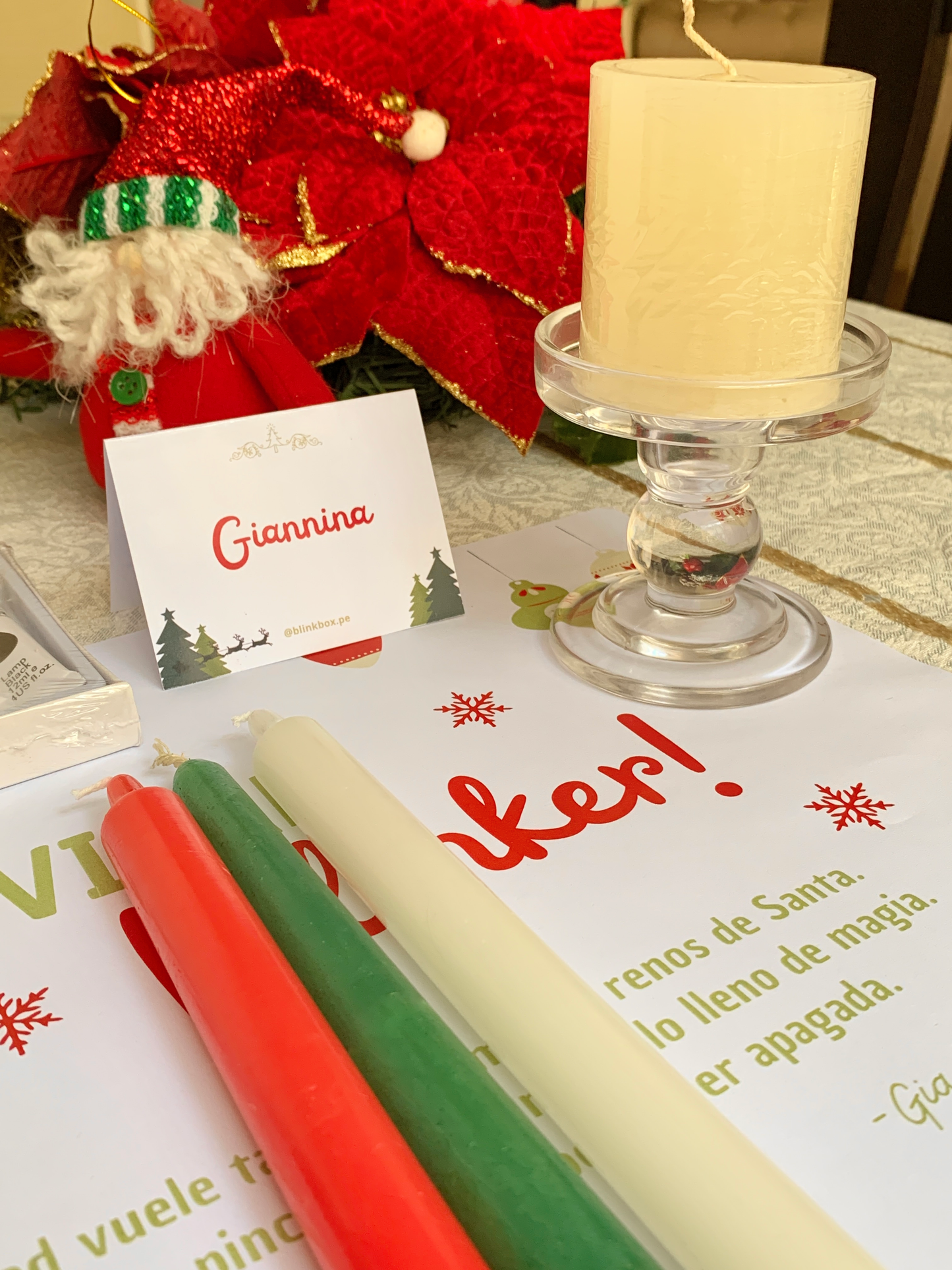 Giftbox Navideño DIY | Kit de Pintura para Velas