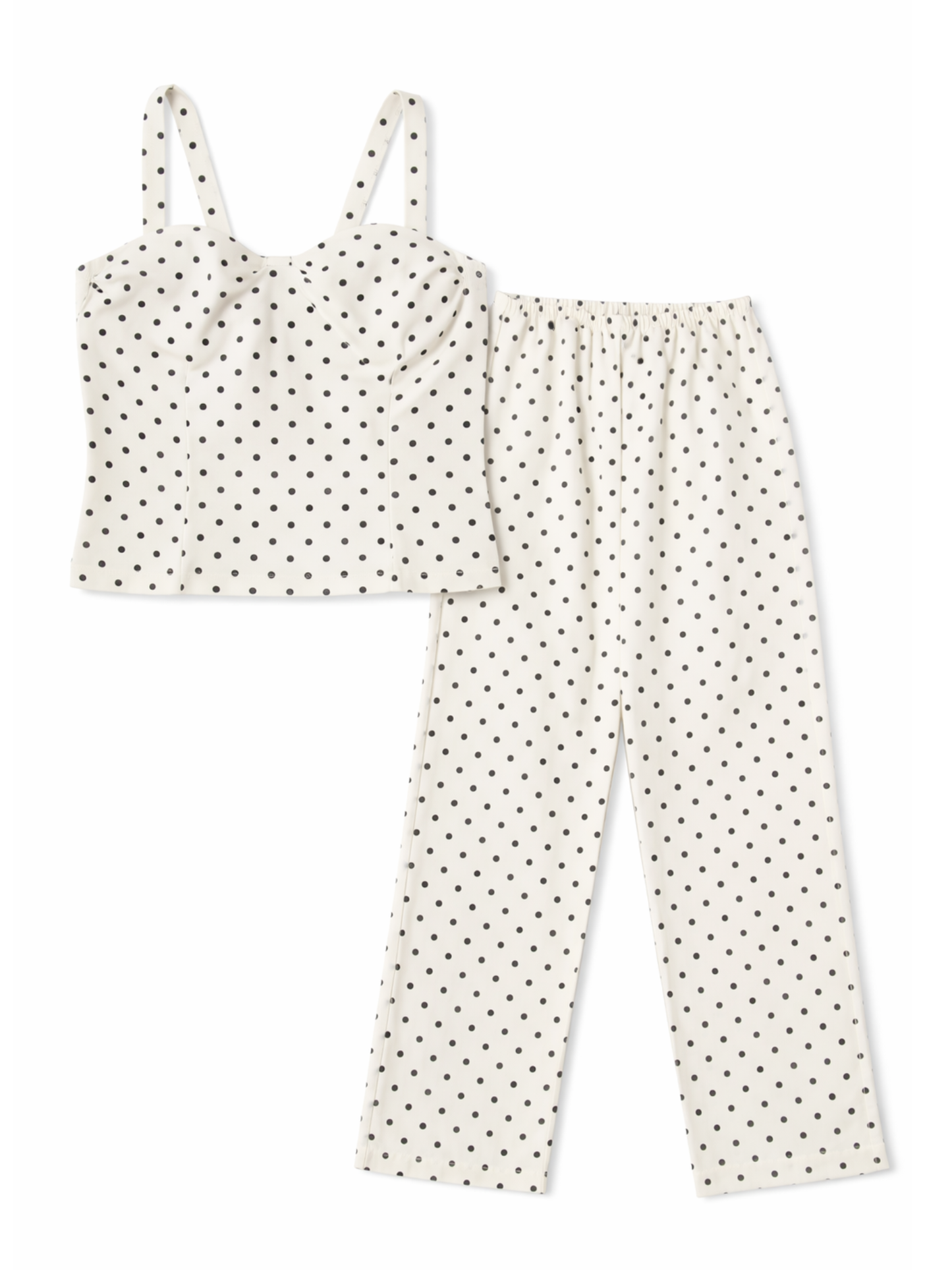 Set Riviera | Lino Polka Dots Perla